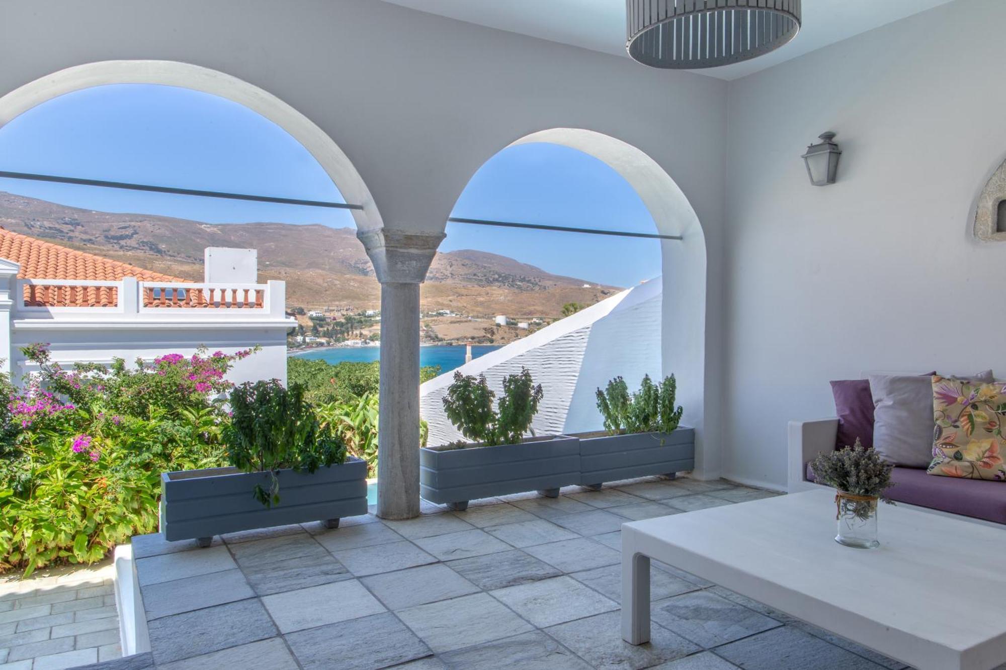 Micra Anglia Boutique Hotel & Spa Ándros Esterno foto