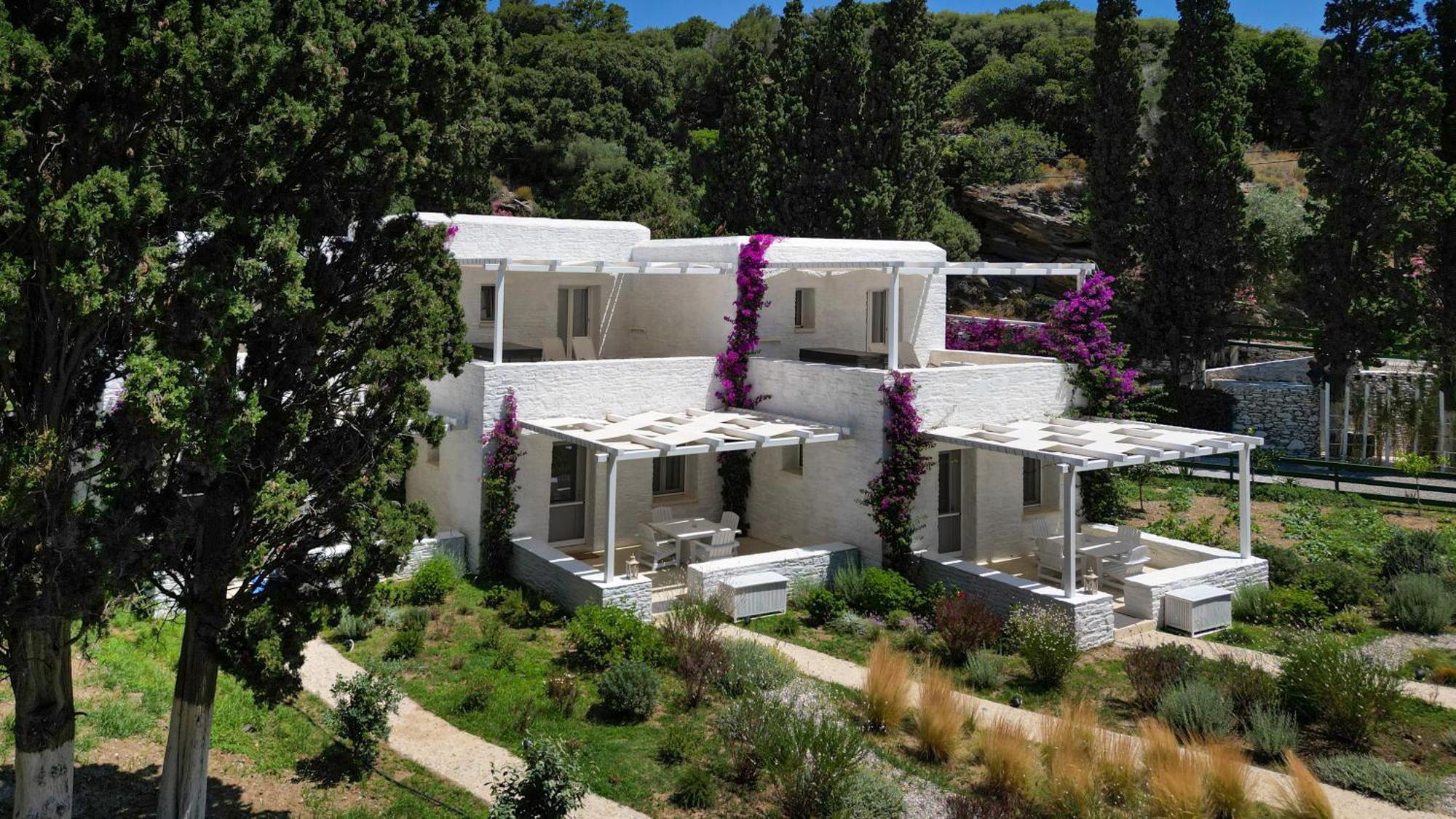 Micra Anglia Boutique Hotel & Spa Ándros Esterno foto